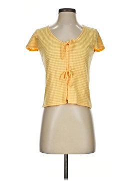 Madewell Gingham Bow-Front Tee (view 1)