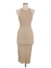 Zara Solid Tan Casual Dress Size M - photo 1