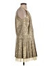 Marc by Marc Jacobs Metallic Gold Cocktail Dress Size 2 - photo 4