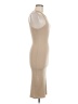 Zara Solid Tan Casual Dress Size M - photo 4