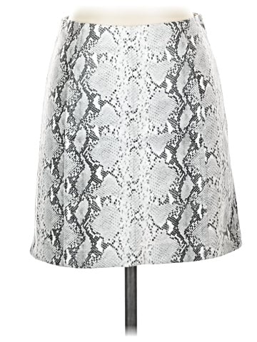 Lily Rain Faux Leather Skirt (view 1)
