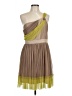 Ryu 100% Polyester Tan Cocktail Dress Size L - photo 1