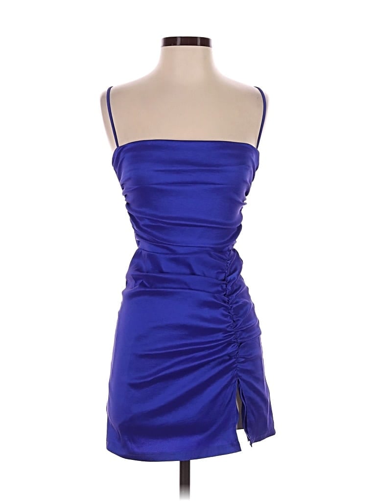 Pre-owned Lucy In The Sky Cocktail Dress In Blue