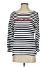 J.Crew 100% Cotton Stripes White 3/4 Sleeve T-Shirt Size S - photo 1