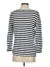 J.Crew 100% Cotton Stripes White 3/4 Sleeve T-Shirt Size S - photo 2