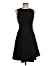 London Times Solid Black Cocktail Dress Size 4 Petite - photo 1