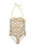 Unbranded Floral Ivory One Piece Swimsuit Size M - photo 1