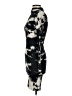 Enza Costa Graphic Black Cocktail Dress Size XS (0) - photo 5