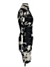 Enza Costa Graphic Black Cocktail Dress Size XS (0) - photo 4