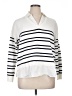 Adrianna Papell White Pullover Sweater Size XL - photo 1