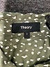 Theory 100% Viscose Print Green Long Sleeve Button-Down Shirt Size S - photo 7