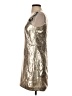 Tory Burch Metallic Silver Cocktail Dress Size 4 - photo 5