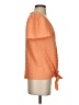 Ann Taylor LOFT Orange Short Sleeve Blouse Size S - photo 4