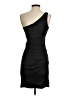 Betsy & Adam Graphic Black Cocktail Dress Size 4 - photo 2