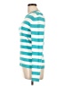 Michael Kors 100% Cotton Stripes Teal Blue Pullover Sweater Size L - photo 5