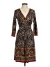 Barami Paisley Brown Casual Dress Size 8 - photo 1