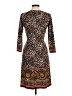 Barami Paisley Brown Casual Dress Size 8 - photo 2