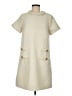 Tuckernuck 100% Polyester Tweed Ivory Casual Dress Size M - photo 1