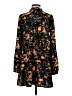 True Craft 100% Rayon Print Black Casual Dress Size XS - photo 2