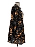 True Craft 100% Rayon Print Black Casual Dress Size XS - photo 4