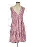 American Threads 100% Rayon Paisley Pink Casual Dress Size S - photo 1