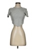 pretty garbage Gray Short Sleeve Turtleneck Size S - photo 1