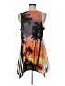 Jostar Graphic Orange Casual Dress Size M - photo 2