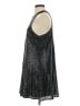 Free People 100% Polyester Metallic Silver Black Cocktail Dress Size S - photo 5