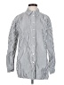 Everlane Stripes Silver Long Sleeve Button-Down Shirt Size S - photo 1