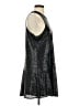 Free People 100% Polyester Metallic Silver Black Cocktail Dress Size S - photo 4
