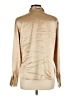 Kasper Metallic Tan Long Sleeve Blouse Size L - photo 2