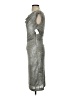 Vince Camuto Metallic Silver Cocktail Dress Size 4 - photo 5