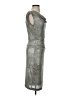 Vince Camuto Metallic Silver Cocktail Dress Size 4 - photo 4