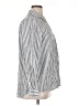 Style&Co Stripes Silver Long Sleeve Blouse Size XL (petite) - photo 4