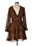 Unbranded Animal Print Brown Cocktail Dress Size L - photo 1