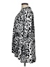 BCBGMAXAZRIA Animal Print Silver 3/4 Sleeve Blouse Size M - photo 5