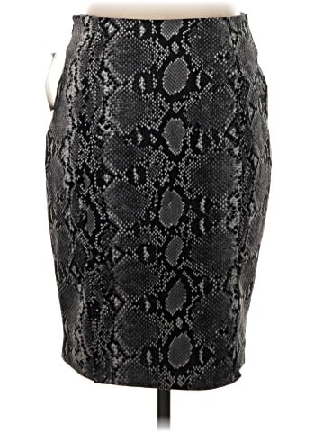 MICHAEL Michael Kors Faux Leather Skirt (view 2)