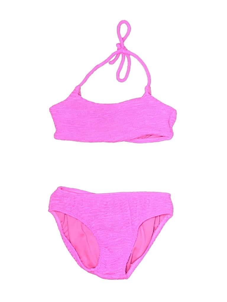 Pre-owned Peixoto Kids' Two Piece Swimsuit In Pink