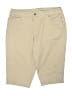 Cj Banks Solid Tan Khaki Shorts Size 16 - photo 1