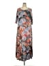 Soft Surroundings Print Gray Casual Dress Size 2X - photo 1