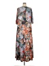 Soft Surroundings Print Gray Casual Dress Size 2X - photo 2