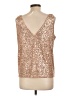 Shinestar Gold Sleeveless Blouse Size L - photo 2