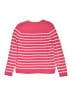Crewcuts Outlet 100% Polyester Stripes Pink Pullover Sweater Size 12 - 14 - photo 2