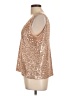 Shinestar Gold Sleeveless Blouse Size L - photo 5