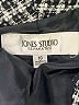 Jones Studio 100% Polyester Houndstooth Gray Blazer Size 16 - photo 6