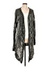 Angie 100% Acrylic Gray Cardigan Size L - photo 1