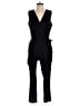 Adelyn Rae Solid Black Jumpsuit Size M (petite) - photo 1