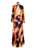 Toccin 100% Polyester Tie-dye Orange Casual Dress Size 8 - photo 2