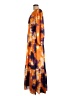 Toccin 100% Polyester Tie-dye Orange Casual Dress Size 8 - photo 5
