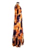 Toccin 100% Polyester Tie-dye Orange Casual Dress Size 8 - photo 4